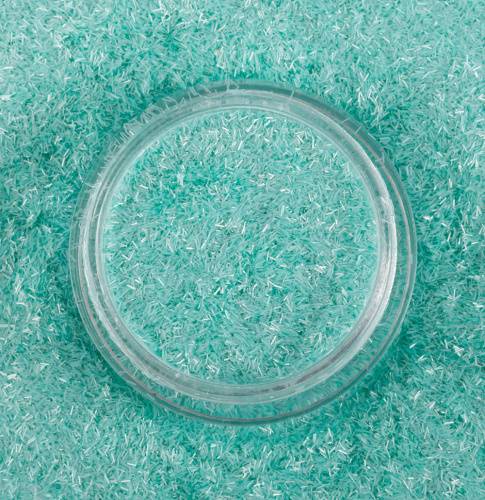Glitter for nail design "Aquamarine Rain" ,2 gr