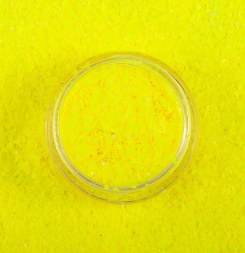 Glitter for nail design "Lemon Shards", 2 gr