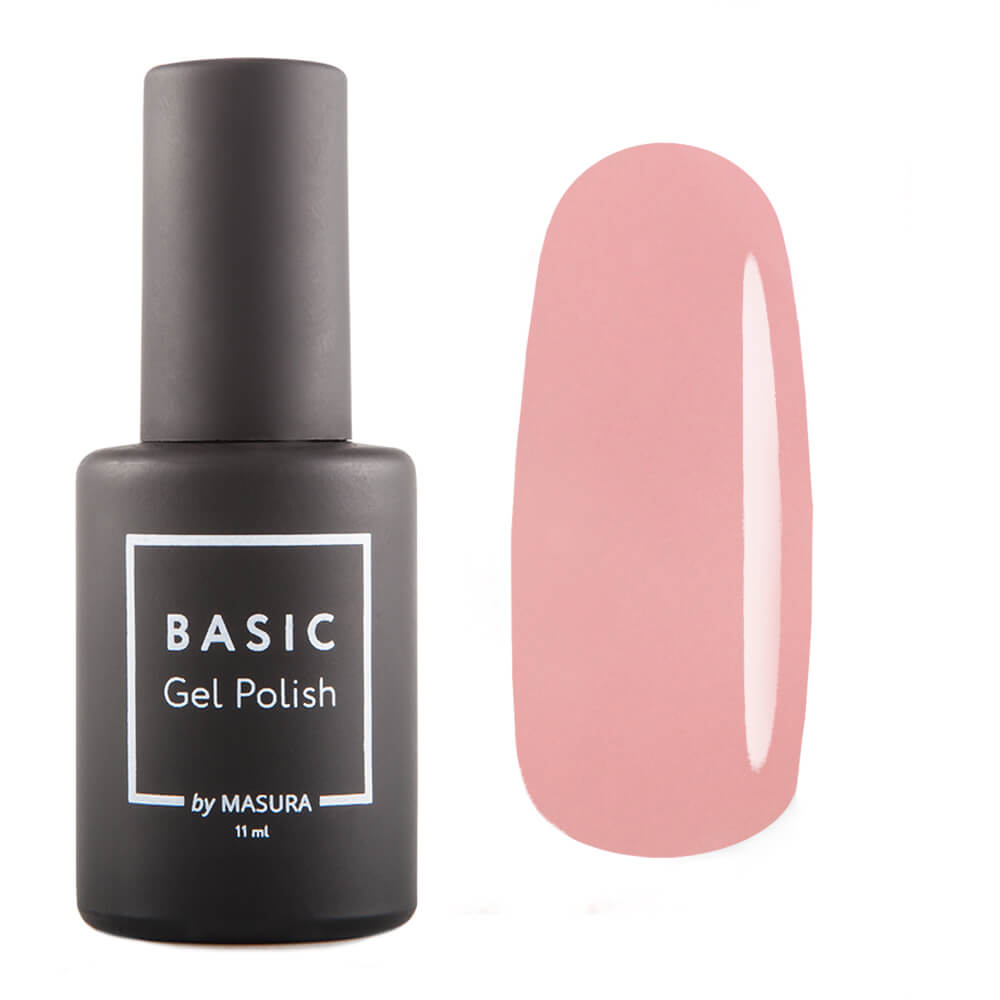 BASIC Rose Rubber Base - Caramel pink, 11 ml